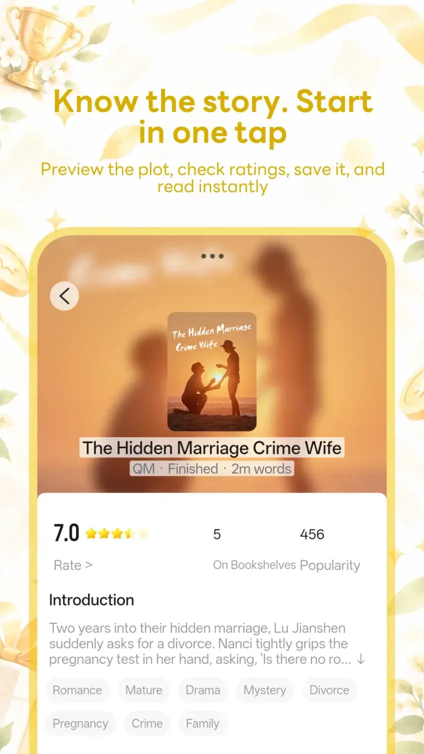 Leafveil novel details page